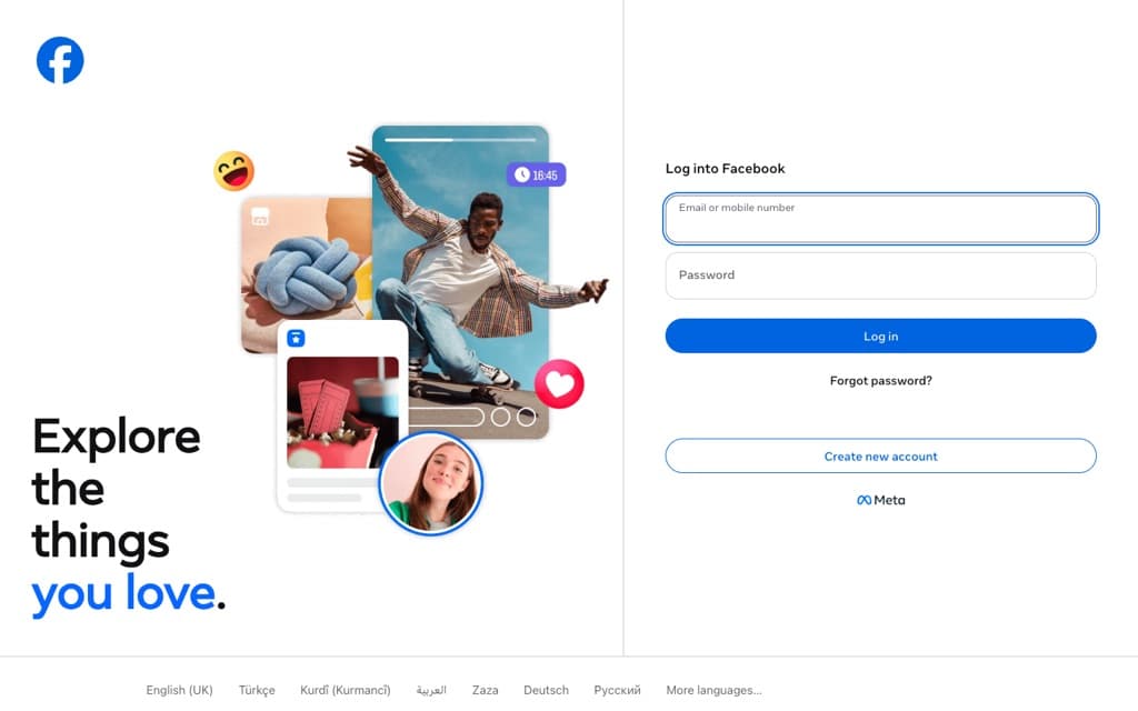 facebook.com screenshot