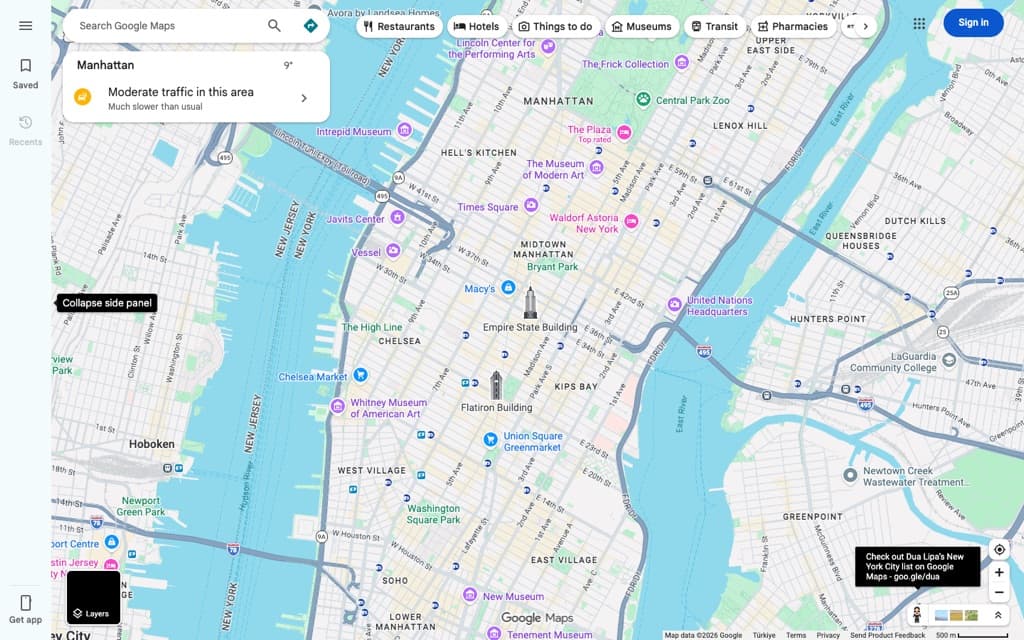 maps.google.com screenshot
