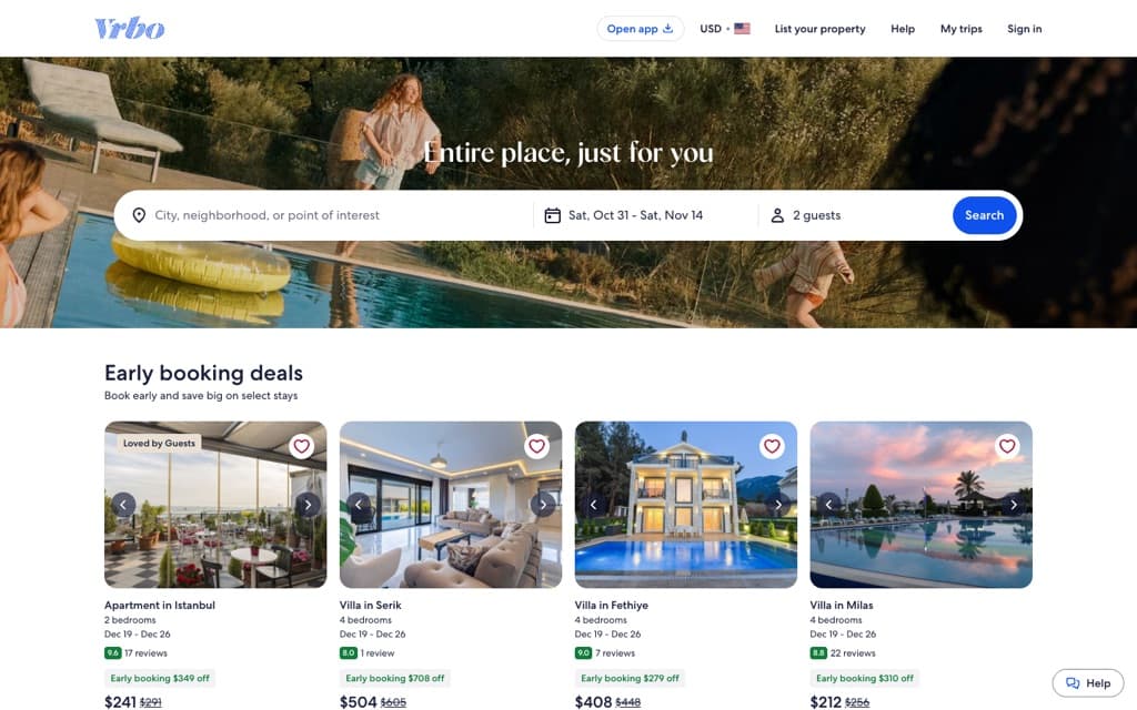vrbo.com screenshot